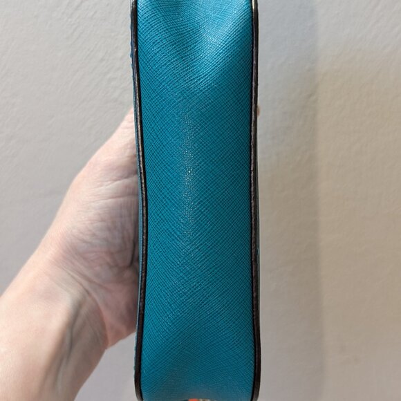 Michael Kors Crossbody Bag Teal Small - Picture 6 of 6